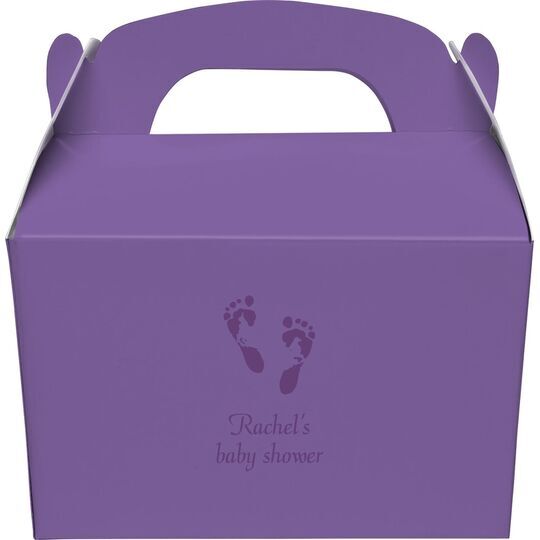 Baby Twinkle Toes Gable Favor Boxes